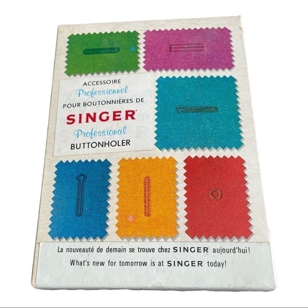 VINTAGE Singer Button Holer
